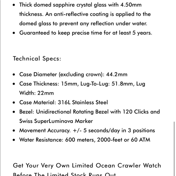 (Sold)Ocean crawler champion diver - Picture 8 of 8